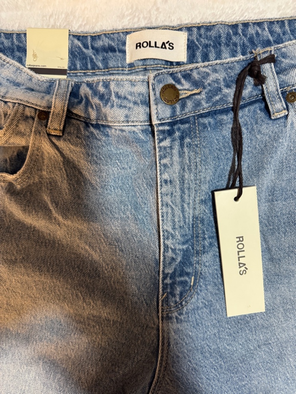 ROLLA'S Light Blue Relaxed Men's Jeans